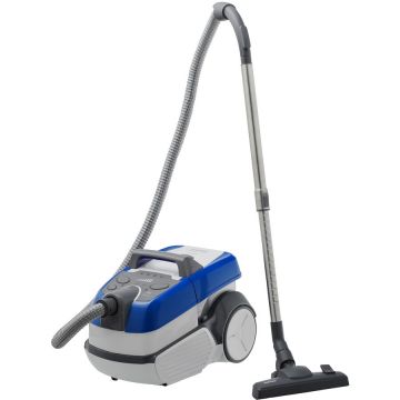 ZELMER Aspirator cu spalare Zelmer ZVC9140D, Wet&Dry, 2100 W putere maxima, digital, reglare electronica a puterii de aspirare, rezervor apa 5.2 l, filtru HEPA 13, alb/albastru