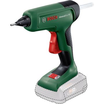 BOSCH Pistol de lipit pe acumulator Bosch AdvancedGlue 0603264800, 18 V, 20 g/min capacitate lipire, 11 mm diametru bagheta, 200 °C temperatura, fara acumulator/incarcator, Verde