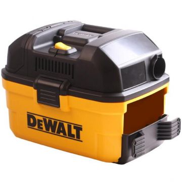 Dewalt Aspirator profesional umed si uscat DeWalt DXV15T Toolbox, 15 litri, 1100 W, putere de aspiratie 12 KPa, cablu de alimentare 4,85 m, Negru-Galben
