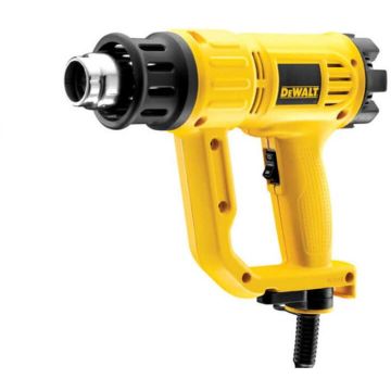 Dewalt Suflanta cu aer cald DeWalt D26411, 1800 W, 450 l/min debit aer, 600°C temperatura maxima + duza conica + duza lata in forma de coada de peste
