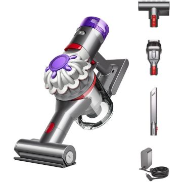 DYSON Aspirator de mana Dyson V8 Car & Boat, 115AW, 425 W, 0.54 L, 1.9 kg, Argintiu