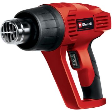 Einhell Pistol cu aer cald Einhell TC-HA 2000/1 , 2.000W, 2 niveluri de temperatura 350°C/550°C, protectie impotriva supraincalzirii, 2 accesorii incluse, Rosu-Negru