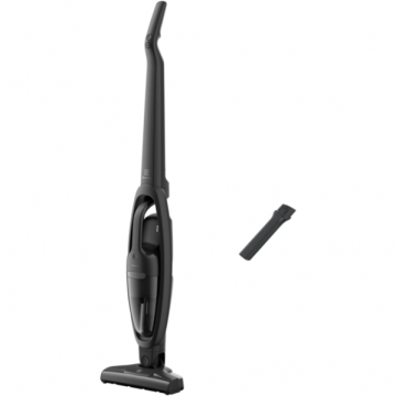 Electrolux Aspirator vertical fara fir Electrolux ES31CB18GG, Autonomie 45 minute, Recipient 0.3 l, Filtrare ciclonica, Negru