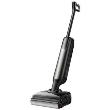 MOVA Aspirator vertical cu spalare MOVA M50 Wet&Dry, 450 W, 22000 Pa, Autonomie 46 minute, Recipient apa curata si murdara 800/700 ml (Negru)