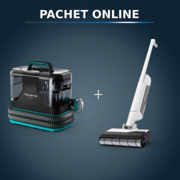 Pachet PROMO Aspirator tapiterie Rowenta Clean IT IN5020F0 & Aspirator cu spalare Rowenta X-Clean 10 GZ7540WO