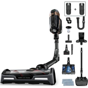 Rowenta Aspirator vertical fara fir Rowenta X-Force Flex 15.60, 550 W, 230 Air Watts, autonomie 80 min, recipient 0.9 L