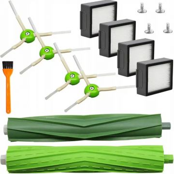 Set 15 accesorii compatibile cu iRobot Roomba i7, i3+ (3550, 3558), i4+ (4550, 4552), i6+ (6550), i8+ (8550), e5 (5150), e6 (6198), j7+ (7550), seria