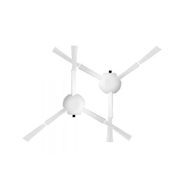 Set 2 perii laterale PAA-home, compatibile Dreame L10 Ultra (RLS6LADC-6), L10s Ultra (RLS6LADC) culoare alb