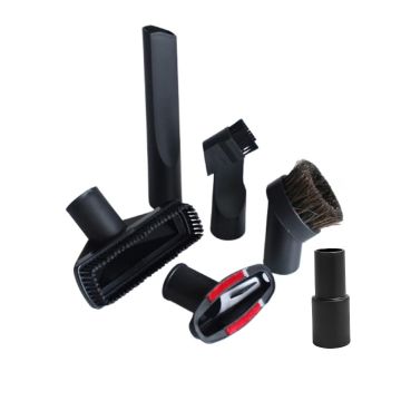 Set 6 Accesorii NewEvo , Pentru Aspiratoare Karcher WD2 WD3, Samsung, Bosch, Rowenta, Panasonic, Universale cu Diametru 32mm si 35mm, Negru