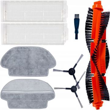 Set 8 accesorii compatibile cu Xiaomi Mi Robot Vacuum Mop Pro, Xiaomi Mijia STYJ02YM, Viomi V2, Viomi V3, Viomi V2 Pro, Viomi V3 Pro, Viomi