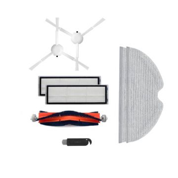 Set accesorii compatibile Xiaomi Mi Robot Vacuum-Mop sau Mijia 1C (STYTJ01ZHM SKV4093GL SKV4093GL) si Mop 2 /STYTJ03ZHM/ F9