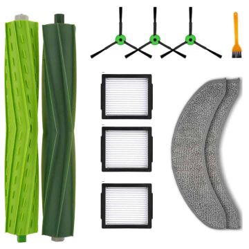 Set accesorii PAA-home® compatibile cu aspiratorul robot iRobot Roomba Combo j7/j7+(j7 Plus)/j9/j9+(j9 Plus), 2 perii centrale, 3 perii laterale, 3 fi