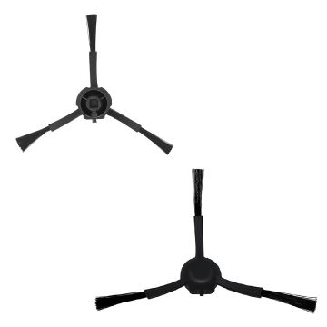 Set doua perii laterale PAA-home, compatibile MOVA E30 Ultra RLE51SE culoare negru