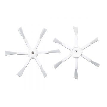 Set doua perii laterale PAA-home cu 6 brate de culoare alba compatibile cu ROWENTA X-Plorer Serie 90+  Model RR8797WH