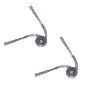 Set doua perii laterale PAA-home de culoare neagra compatibile cu aspiratoarele robot Roborock Qrevo Curv / Saros / QR / Q10 S5 /Q10 X5