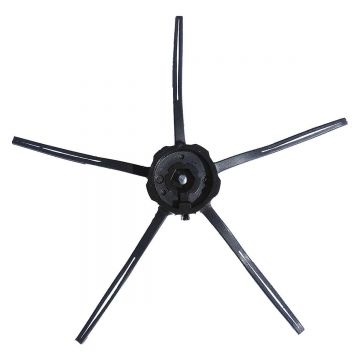 Set doua perii laterale PAA-home din silicon de culoare neagra compatibile cu aspiratoarele robot Roborock modelele S7, S7 Max Ultra, S7 MaxV Ultra, S