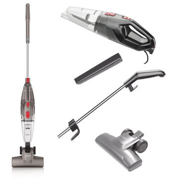 Albatros Aspirator vertical 2 in 1 Albatros Speedy, putere motor 600W, putere absorbtie 150W, Filtru HEPA lavabil