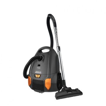 Aspirator cu sac Heinner HVC-MGRY1400-V2 – 700 W, absorbție 170 W, tub telescopic metalic, gri