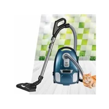 Aspirator cu Sac Heinner LumaClean HVC-MLED700BL, 700 W, Display LED, Telecomandă pe Mâner, Filtru HEPA 13, Sac 3.5 L, Albastru