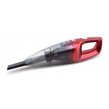 Aspirator de mână Heinner HHVC-H7.4RD – 45 W, 7.4 V, sistem ciclon, uscat și umed, roșu