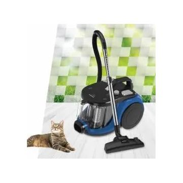 Aspirator Fără Sac Heinner CycloClean HVC-MC850BL, 850 W, Filtru HEPA H12, 2 L, Tub Telescopic Metalic, Albastru