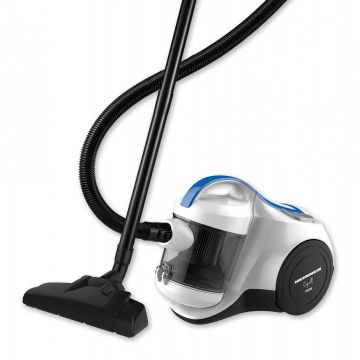 Aspirator fără sac Heinner Cyell HVC-MC700WB – 700 W, filtru HEPA 10, recipient 2 L, albastru/alb