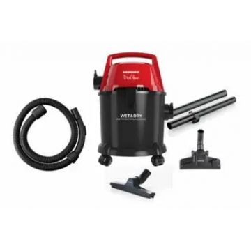 Aspirator Multifuncional cu Aspirare Umed I Uscat Heinner Duoclean HVC-MWD1400P-BK, 1400W, 15 L, Funcție Suflare, Sac 3 L, Filtru Hepa, NEGRU/ROU