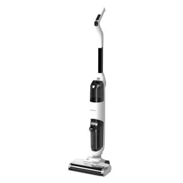 Aspirator vertical cu funcție mop 3 în 1 Heinner One4Floor HSVC-M18WH3IN1 – 180 W, autocurățare, alb