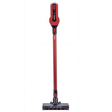 Aspirator vertical Daewoo RSH-410GR-1 – 300 W, 29.6 V, HEPA, autonomie 20-40 min, ro?u