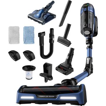 Rowenta Aspirator vertical Rowenta RH99C0, fara sac, putere 480 W, autonomie 70 min, negru/albastru