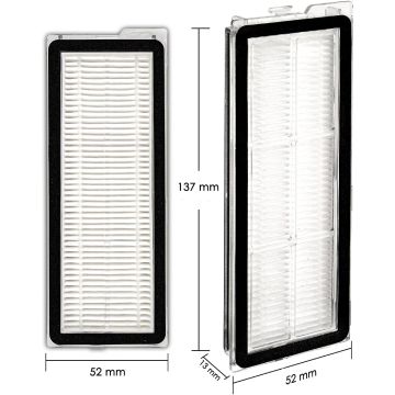 Set 2 filtre PAA-home compatibile cu Roborock Edge  pentru filtrare eficienta