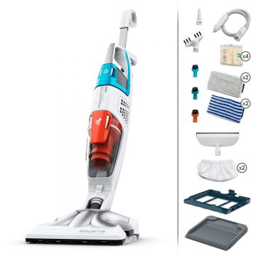 Aspirator cu abur Rowenta Clean & Steam Multi RY8544WH 1700 W autonomie abur 30 min reglaj abur eco/max accesoriu pentru ferestre recipient praf Aspirator cu abur Rowenta Clean & Steam Multi RY8544WH 1700 W autonomie abur 30 min reglaj abur eco/max accesoriu pentru ferestre recipient praf