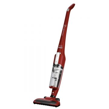 Aspirator vertical Rowenta Air Force Light RH6543WH  autonomie max 30 min  iluminare cu led  recipient 0.65L  filtru spumă  Roșu