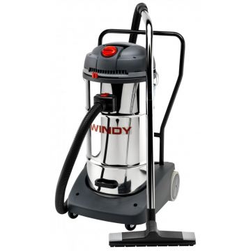 Aspirator de praf si lichide model WINDY 365 IR LAVOR, 3 motoare, putere 3600W, recipient colectare din INOX, volum 65L