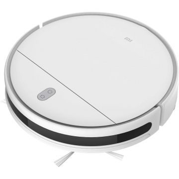 Aspirator robot Xiaomi Mi Robot Vacuum-Mop Essential, Wi-Fi, Control prin aplicatie, Google Assistant Alexa, 25 W, 0.42 L, 14.4 V, 2500 mAh, 5.2 kWh/an, Alb