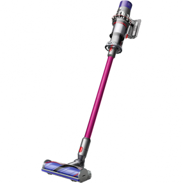 DYSON Aspirator vertical Dyson Cyclone V10 Extra, 525W, 0.76 l, autonomie pana la 60 min, Gri/ Fuchsia