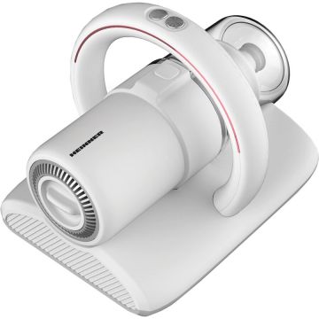 HEINNER Aspirator de canapele si saltele cu lumina UV Heinner BestClean HMVC-M400WH, 400W, putere de aspirare: ≥10kPa, recipient praf 350ml, 3 moduri de functionare: vibrare, aspirare, lumina UV, Alb