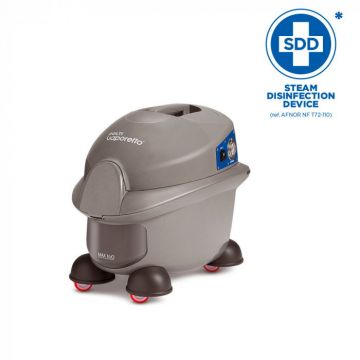 Aspirator Profesional cu Abur Polti Vaporetto MV 10.20, Functie Injectie Extractie, Spalare cu Apa, 2500 W, 1,5 L, 155  C. Gri