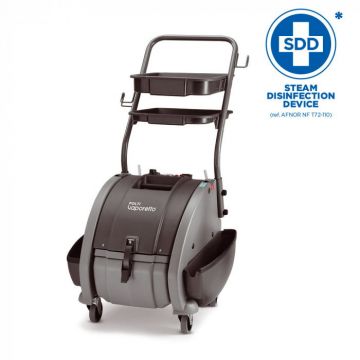 Aspirator Profesional cu Abur Polti Vaporetto MV 40.20, Functie Injectie Extractie, Spalare cu Detergent, 2550 W, 2 L, 160  C, Gri