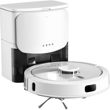Aspirator robot Aeno ARC0004S, 0.3 L,  Autonomie 250 minute, 4000 Pa, Wifi, Alb
