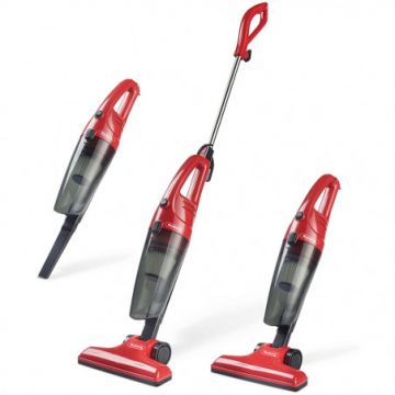 Aspirator vertical 2in1 Rosberg R51001A, 600W, 800 ml, filtru Hepa, Rosu