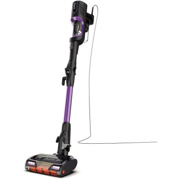 SHARK Aspirator vertical cu fir Shark HZ500EU, 450W, 0.3Lt, Pentru covor si parchet, Tehnologie Anti hair wrap, Flexibil, Reglabil pe lungime, Violet
