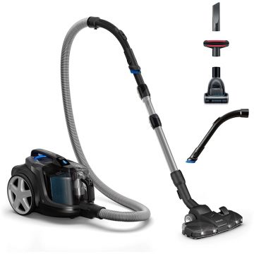 Aspirator Philips fara sac FC9747/09 Seria 7000, 900W, Negru, 2L