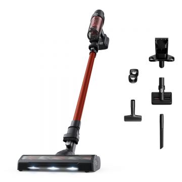 Aspirator vertical Rowenta X-Pert 7.60 RH6A73WO  140 W  autonomie pana la 45 minute  perie cu iluminare LED  statie de incarcare cu suport accesorii