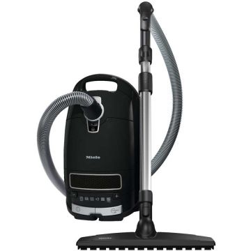 Miele Aspirator cu sac Miele Complete C3 Parquet Power Line SGSF5, 890 W, 4.5 l, 78 dB, perie Parquet Twister, Negru